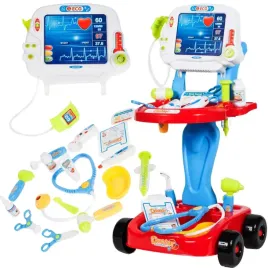 maly-doktor-lekarz-zestaw-lekarski-na-wozku-mobilny-do-reanimacji-17el