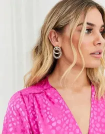 asos-design-kolczyki-teksturowe-kola-zlote-stal