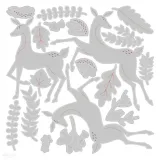 wykrojnik-thinlits-sizzix-delightful-deer-665945-19szt-marka-inna