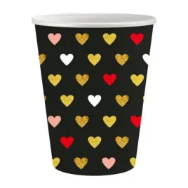 kubeczki-papierowe-kolorowe-serduszka-xoxo-czarne-godan-250-ml-6-sz