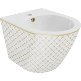 mexen-lena-bidet-wiszacy-bialy-zloty-wzor-kratka-35224809