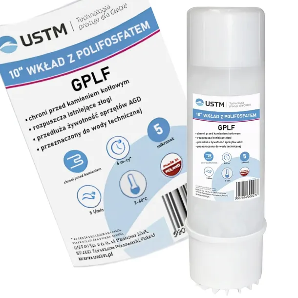 FILTR WODY WKŁAD Z POLIFOSFAT POLIFOSFATEM 10 ''