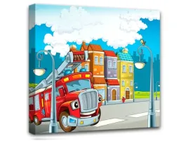 canvas-baby-40x40-woz-strazacki-obraz