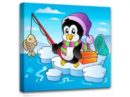 canvas-baby-40x40-pingwin-obraz