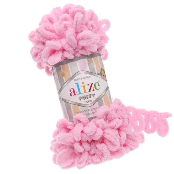 Włóczka Alize Puffy - 185 Różowy