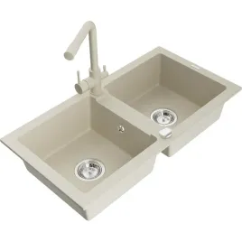 mexen-mario-zlewozmywak-granitowy-2-komorowy-z-bateria-kuchenna-bezowy