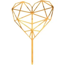 topper-z-pleksy-serce-love-is-in-the-air-zloty-godan-16-cm