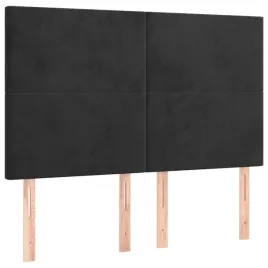 wezglowie-lozka-aksamitne-czarne-144x5x118-128-cm