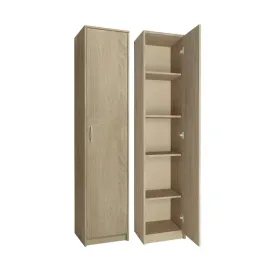 regal-na-ksiazki-z-drzwiami-180x39-polka-szafa-szafka-r008-sonoma