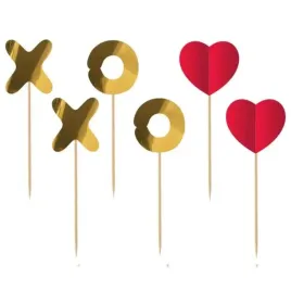 pikery-serca-xoxo-godan-12-cm-6-szt