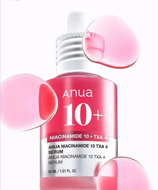 ANUA NIACYNAMIDE 10% + TXA 4% KWAS TRANEKSAMOWY SERUM DO TWARZY 30ml