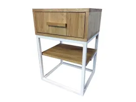 szafka-nocna-z-drewna-i-metalu-loftowa-biala