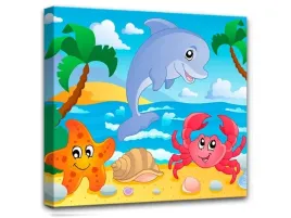 canvas-baby-40x40-rybki-obraz