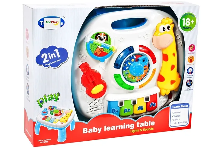 stolik-zyrafa-edukacyjna-panel-stan-nowy-wiek-dziecka-6-m