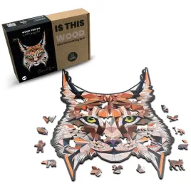puzzle-drewniane-rys-discreet-lynx-a4