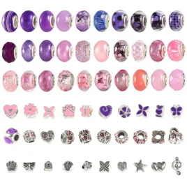 alexcraft-perly-szklane-duze-60-sztuk-do-bizuterii-rozowe-fioletowe