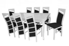 bialy-zestaw-stol100x200-300-8-krzesel-z-litego-drewna