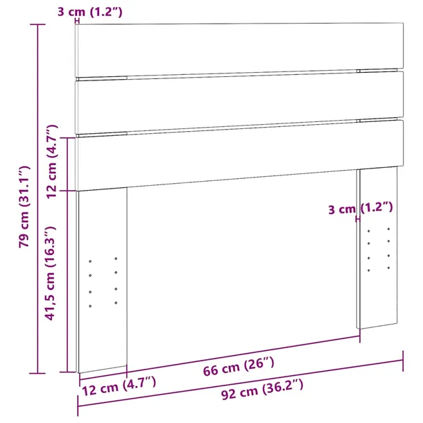 zaglowek-90-cm-drewno-lite-dab-stan-nowy-szerokosc-mebla-3-cm