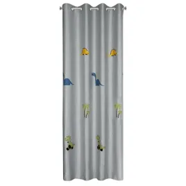 zaslona-na-przelotkach-dziecieca-z-haftem-dino-140x250-srebrna