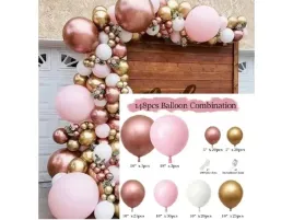 girlanda-balonowa-zestaw-rozowe-zloto-z-rozowym-150-szt