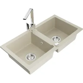 mexen-mario-zlewozmywak-granitowy-2-komorowy-z-bateria-kuchenna-bezowy