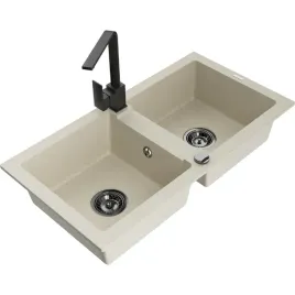 mexen-mario-zlewozmywak-granitowy-2-komorowy-z-bateria-kuchenna-bezowy