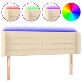 zaglowek-do-lozka-z-led-kremowy-147x16x78-88-cm-tkanina