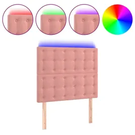 zaglowek-do-lozka-z-led-rozowy-80x5x118-128-cm-aksamit
