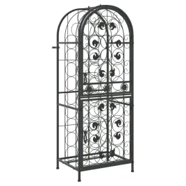 stojak-na-41-butelek-wina-kuty-zelazo-zamykany-czarny-45x36x120-cm