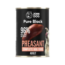 mokra-karma-dla-psow-john-dog-pure-black-z-bazanta-400-g-dorosle-psy