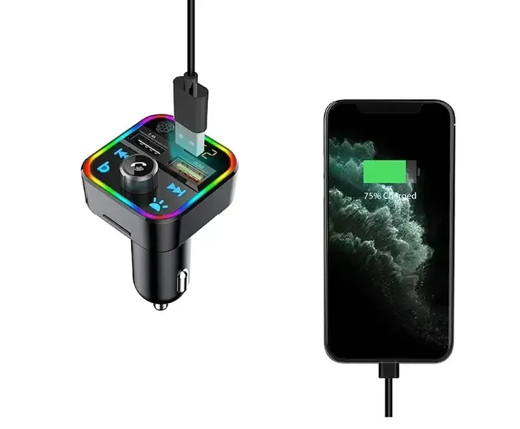 transmiter-fm-bluetooth-szybka-ladowarka-qc-usb-pd-stan-nowy