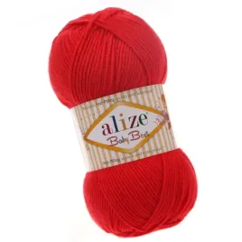 wloczka-alize-baby-best-56-czerwony-antypilingowa