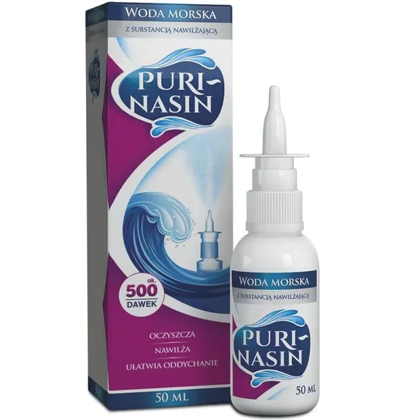 PURINASIN WODA MORSKA NAWILŻA OCZYSZCZA PURI NASIN 50ml