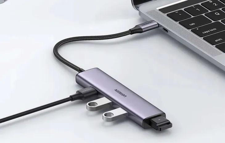 adapter-4w1-ugreen-cm473-hub-usb-c-do-4x-usb-3-0-stan-nowy