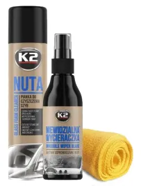 k2-zestaw-niewidzialna-wycieraczka-150ml-pianka-do-szyb-mikrofibra