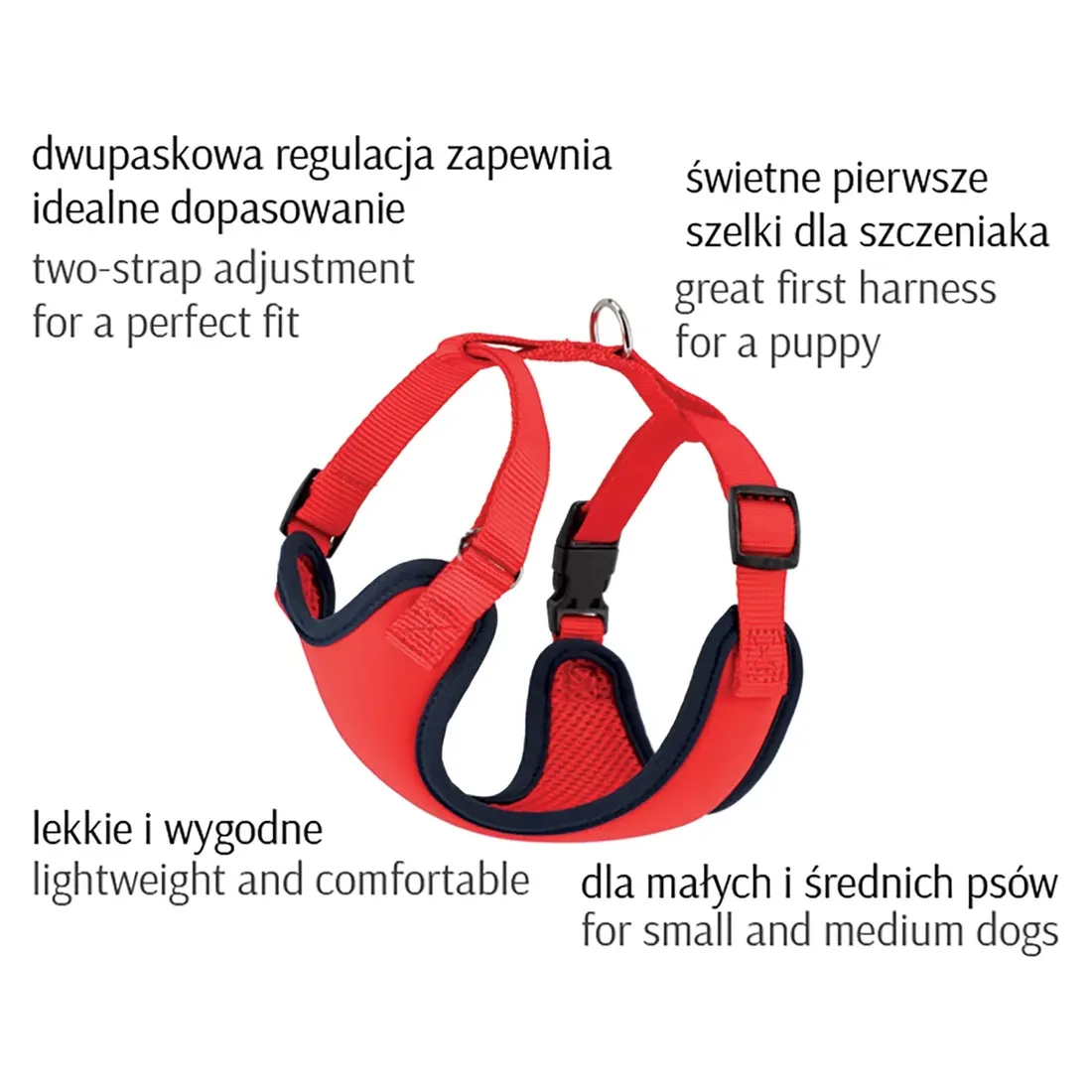dingo-szelki-bezuciskowe-m-czerwone-stan-nowy