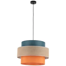 lampa-wiszaca-trio-czarna-multikolor-1xe27-pomaranczowy-niebieski-stylowy