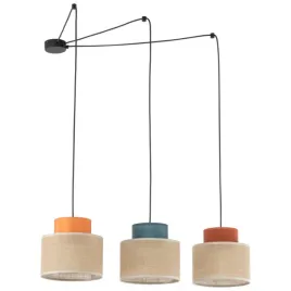 lampa-wiszaca-duo-czarna-abazur-juta-multikolor-3xe27-nowoczesne-stylowe