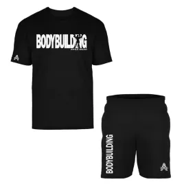 zestaw-koszulka-spodenki-bodybuilding-na-silownie