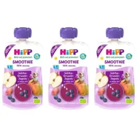 hipp-smoothie-mus-z-owocow-i-sokow-po-1-roku-jablka-gruszki-jagody-3x120ml