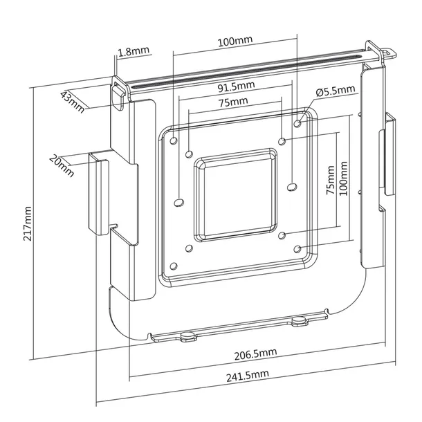 uchwyt-do-mac-mini-scienny-biurkowy-mc-473-wnd-d5-stan-nowy-producent-maclean