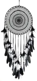 lapacz-snow-czarny-kolo-40cm-sredni-boho-110cm