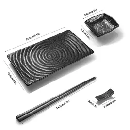 youda-zestaw-sushi-8-elementow-talerze-ceramika-sojasauce-paleczki