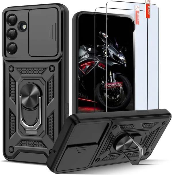 ETUI PANCERNE SLIDE DO SAMSUNG S26 + 2x SZKŁO Koanni