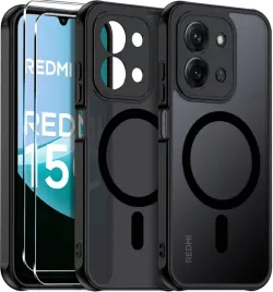 etui-do-magsafe-czarne-matowe-do-xiaomi-redmi-15c-5g-2x-szklo