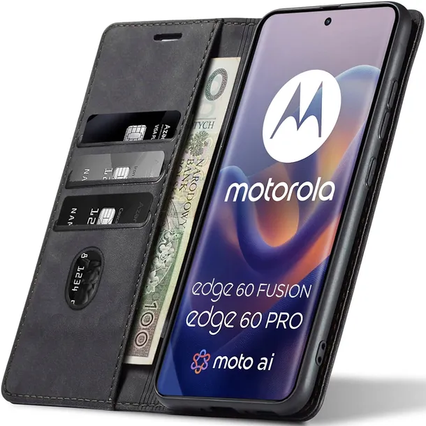 ETUI SKÓRZANE MAGNETYCZNE DO MOTOROLA EDGE 60 / 60 PRO / 60 FUSION