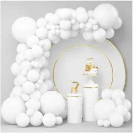 girlanda-balonowa-biala-na-przyjecie-chrzest-komunie-104szt