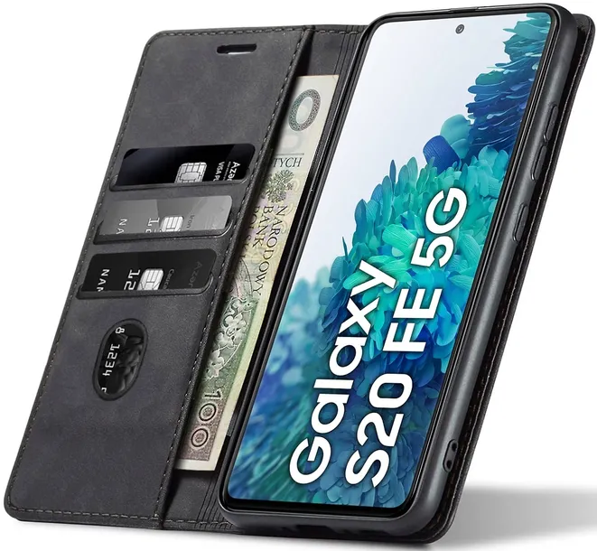 ETUI SKÓRZANE MAGNETYCZNE SHEEP SKIN DO SAMSUNG S20 FE +SZKŁO