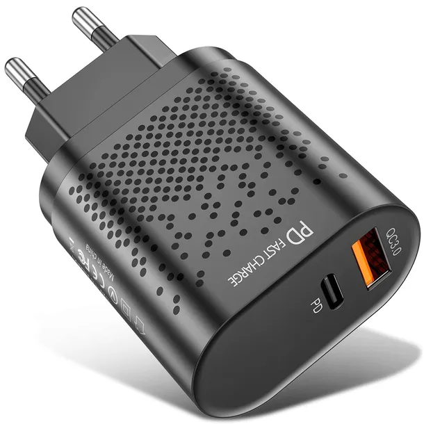 QUICK CHARGE 3.0 MOCNA ŁADOWARKA SIECIOWA USB + PD 20W Koanni