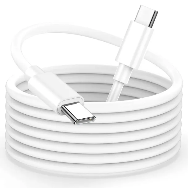 SZYBKI KABEL USB-C-USB-C MOCNY PRZEWÓD DO TELEFONU KOMPUTERA 100W 200cm PD